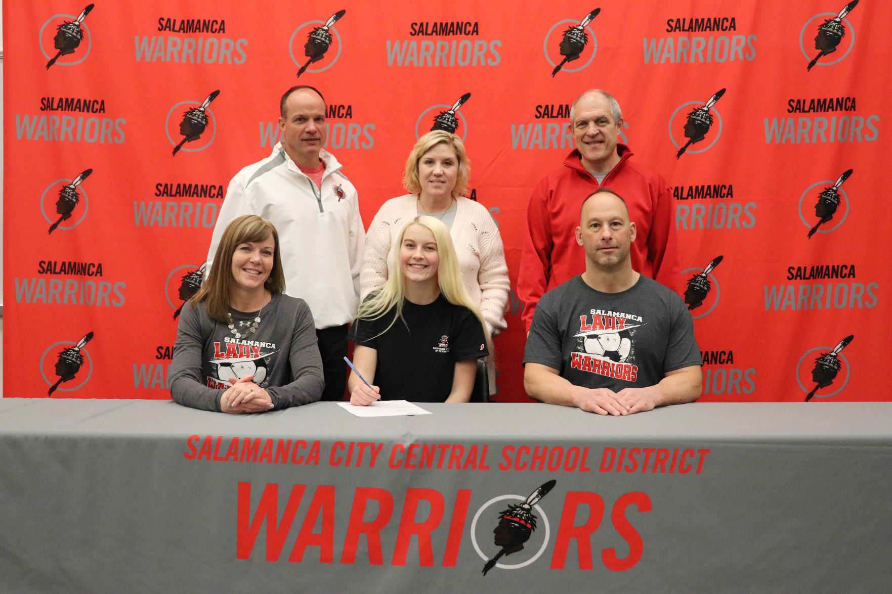 Salamanca's Hill signs letter for Cal U